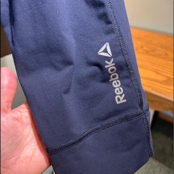 Small Navy Reebok Capris - Picture 2 of 6